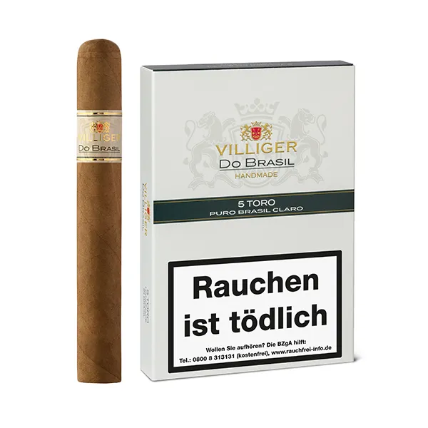 VILLIGER Do Brasil Claro Zigarren Toro